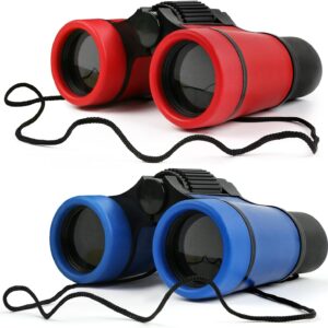 Scotamalone Kids Binoculars Shock Proof Toy Binoculars Set for Age 3-12 Years Old Boys Girls Bird Watching Educational Learning Hunting Hiking Birthday Presents