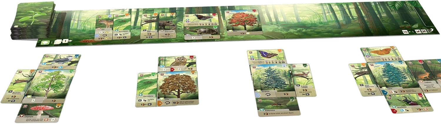 Lookout Games Forest Shuffle Card Game - Create an Ecological Paradise! Clever Strategy Game for Kids & Adults, Ages 10+, 2-5 Players, 60 Min Playtime, ECO-Friendly Packaging - Image 3