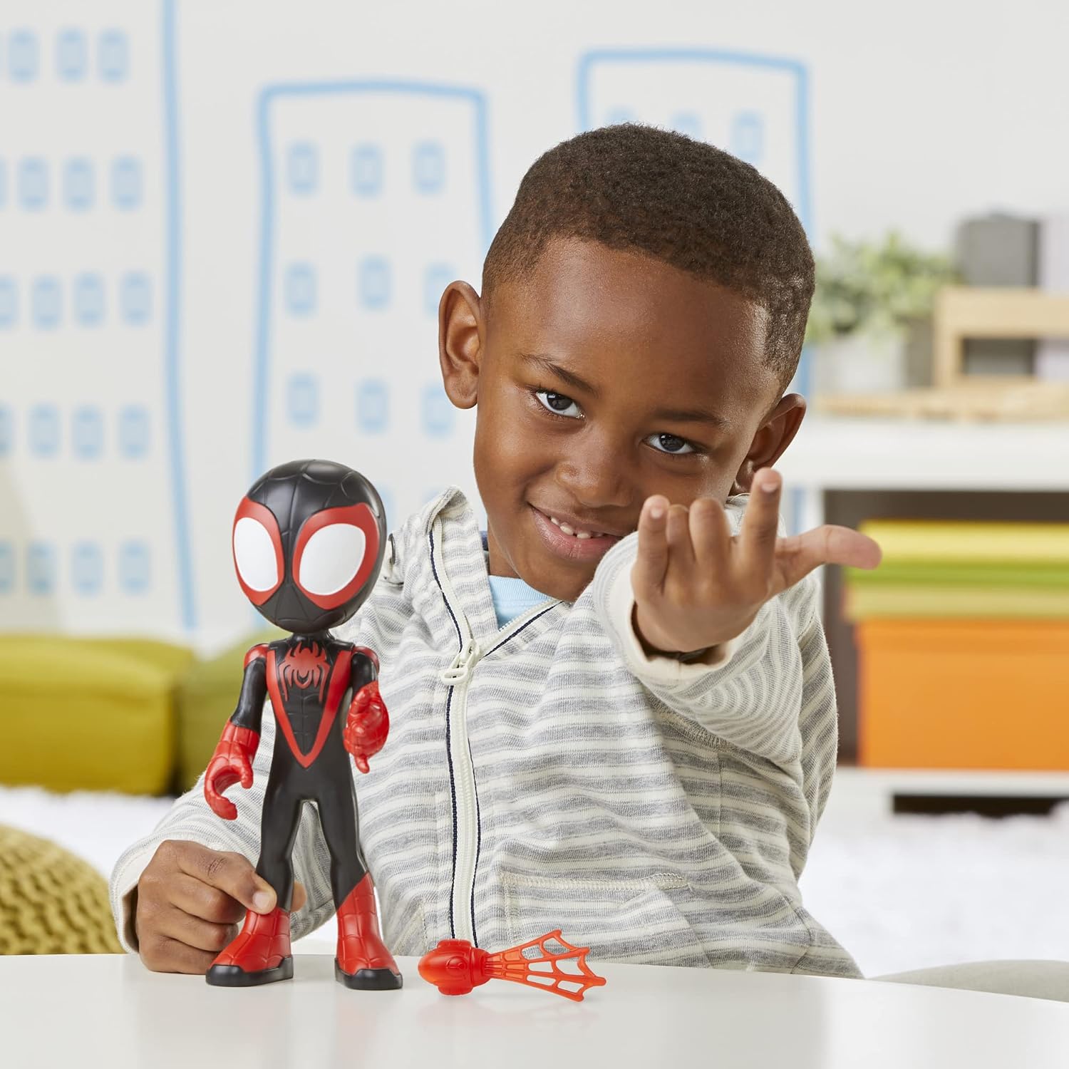 Spidey and his Amazing Friends Supersized Hero Multipack, 3 Large Action Figures, Marvel Preschool Super Hero Toy, Ages 3 and Up, 9 Inches (Amazon Exclusive) - Image 6