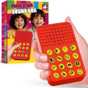 Sound Effects Machine, 16 Hilarious Sounds Toys for Kids Ages 8-13, Fart Prank Stuff, Practical Joke Gift for Teen Boys, Cool Gadgets Birthday Gift for Boys 6 7 8 9 Year Old, Adjustable Volume