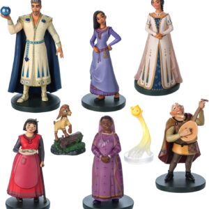 Disney Store Action Toys Wish Deluxe Figurine Play Set – 8-Pc – Enchanting Character Set from Wish’ – Perfect for Collectors & Kids – Experience The Magical Adventure with Detailed Figures