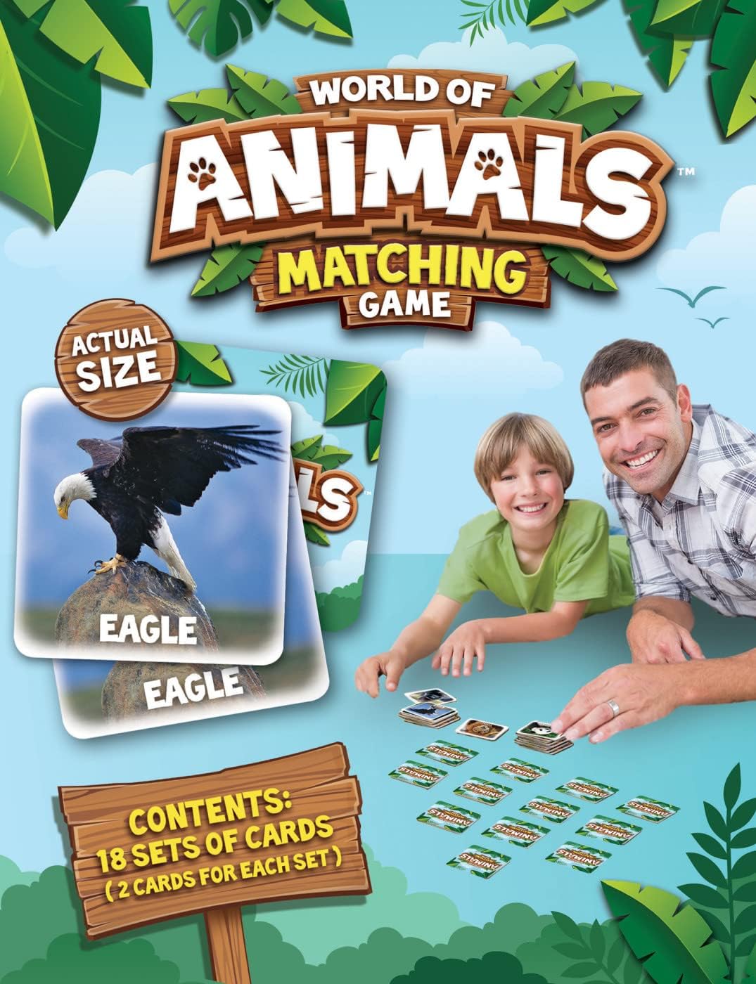 MasterPieces Kids Games - World of Animals Matching Game - Game for Kids and Family - Laugh and Learn - Image 3
