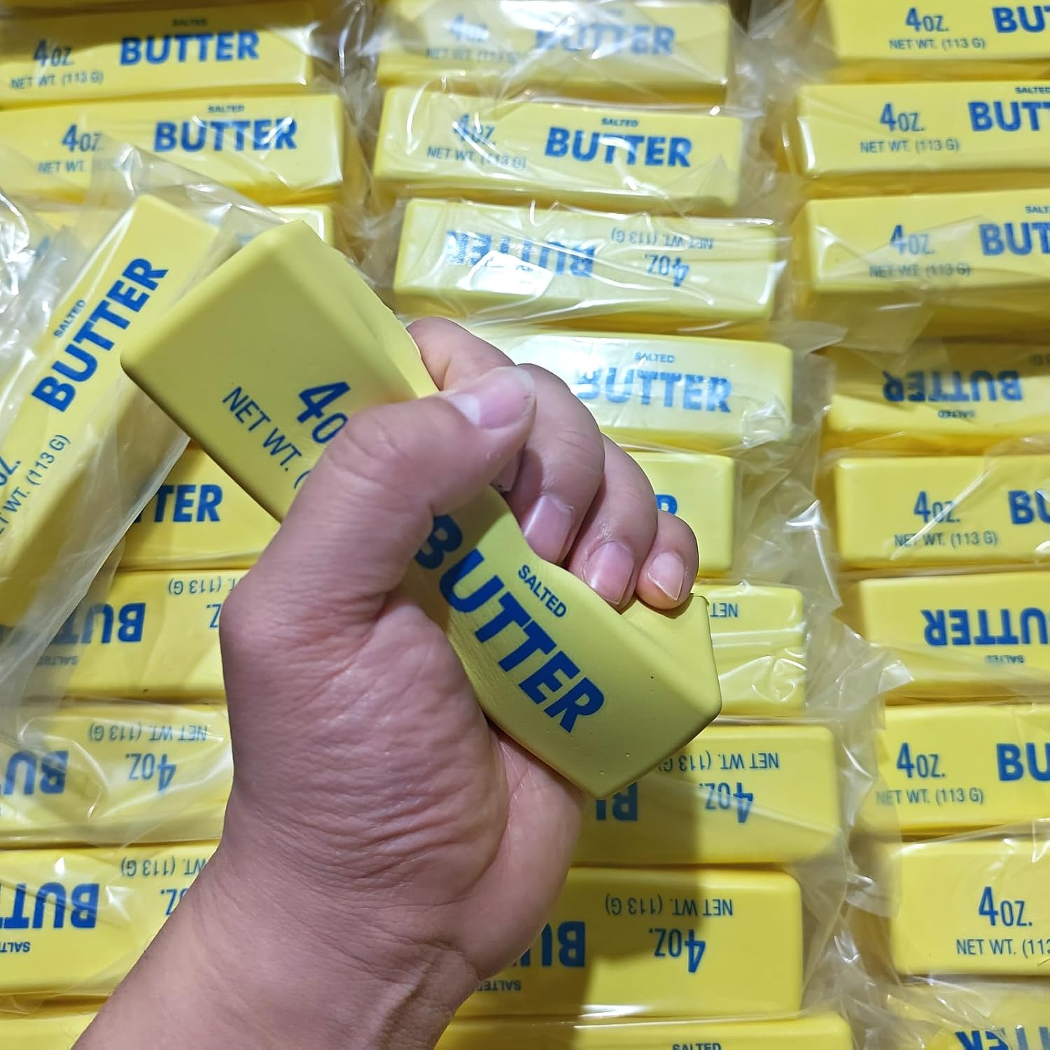 Butter Squishy- Slow Rising Fidget Toys, Novelty Stress Relief Butter Squeeze Toy for Adults & Kids, Party Favors Gift Sensory Toy (1 PC) - Image 9