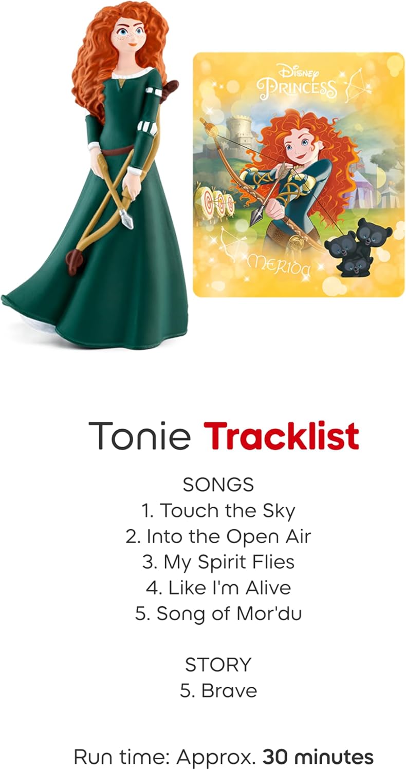Toniebox 2 Audio Player Disney Princess Bundle for Kids 3+ with Ariel, Moana, Merida, and Belle - Cloud Pink - Image 8