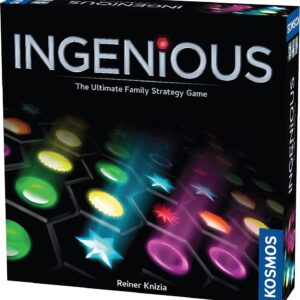 Thames & Kosmos Ingenious | Ultimate Family Strategy Game | 1 – 4 Players | Spiel Des Jahres-Nominated | Fun Abstract Tile Laying | Winner Golden Geek Award, Red, Standard (696116)