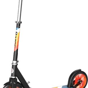Razor A5 Lux Kick Scooter for Kids Ages 8+ – 8″ Urethane Wheels, Aluminum Frame, Anodized Finish Featuring Bold Colors and Graphics, for Riders up to 220 lbs