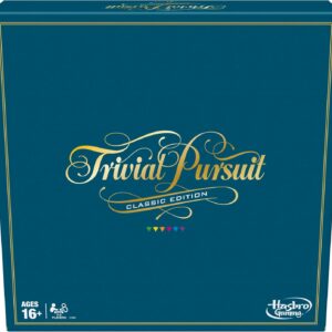 Trivial Pursuit Classic Edition Board Game for Adults and Teens Ages 16 and Up, Trivia Game for 2-6 Players