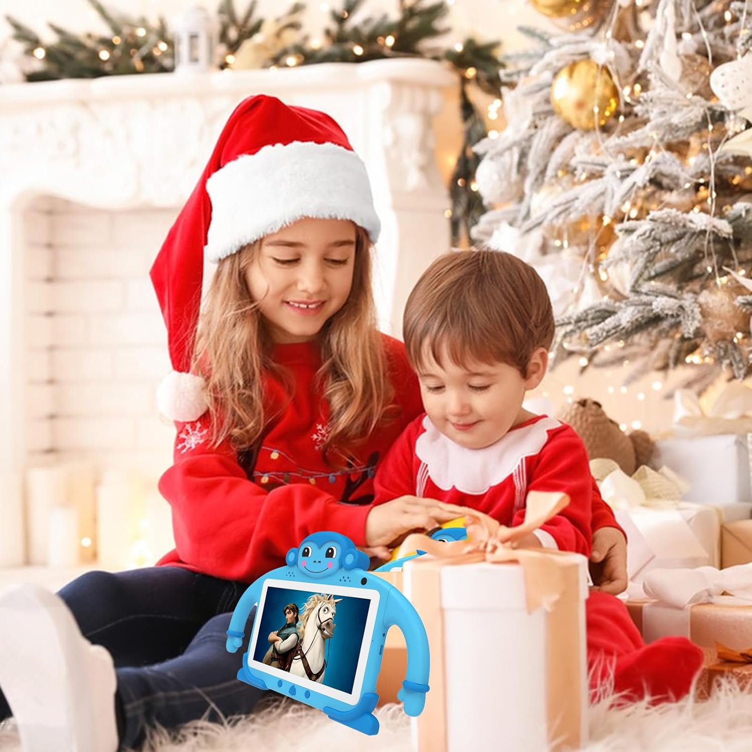Kids Tablet 7 inch Tablet for Kids 3-7 32GB Touchscreen ROM Toddler Tablets with Youtube WiFi Case, Kids Android Tablets for Kids Toddlers Child Software Installed Parent Controls for Boys Girls - Image 6