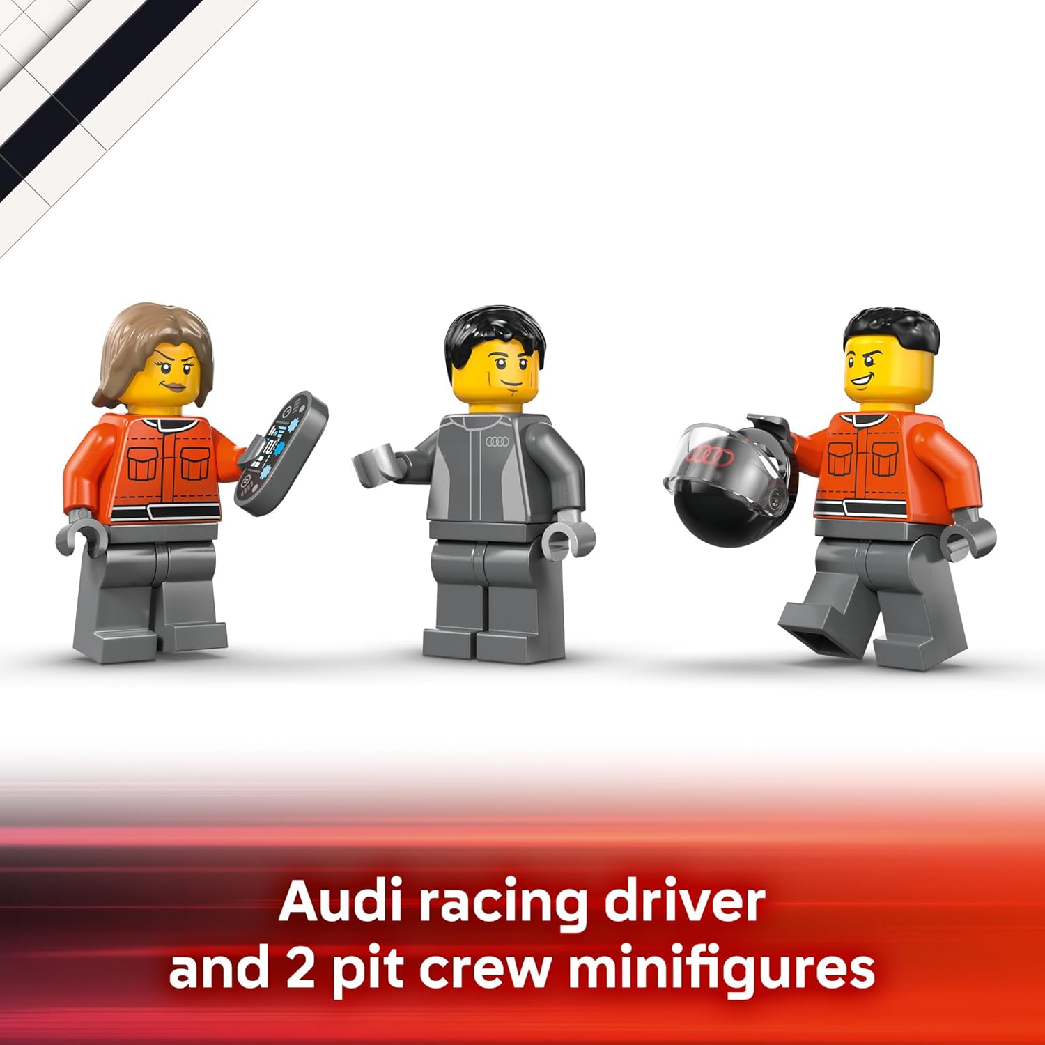LEGO City F1 Display Truck with Audi F1 Race Car - Building Toy for Boys & Girls, Ages 7+ - F1 Car Toy for Pretend Play - Gift for Birthdays - 60493 - Image 6