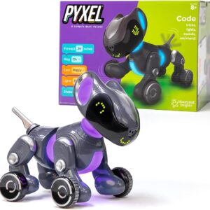 Educational Insights PYXEL A Coder’s Best Friend – Programmable Coding Robot for Kids with Blockly & Python Languages, Learn Early Robotics, Kids Robot & STEM Toys for Boys and Girls Ages 8+