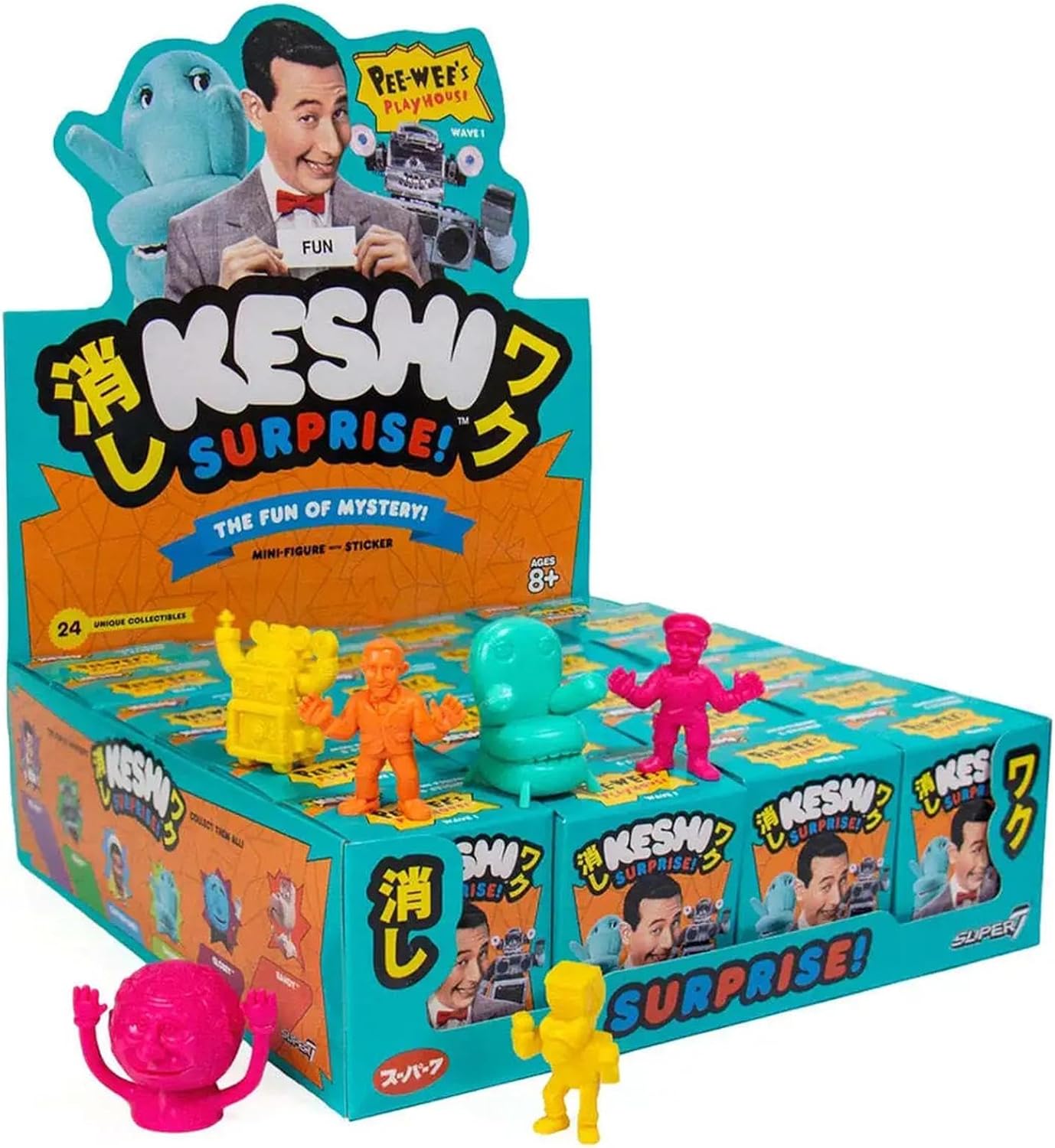 Pee-Wee's Playhouse Wave 1 Keshi Surprise Mystery Figure | One Random