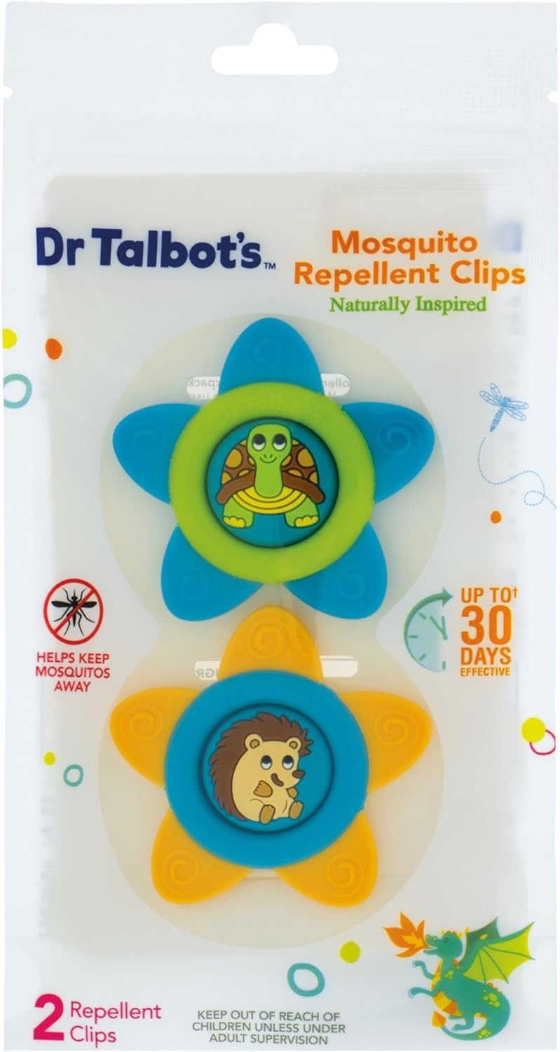 Dr. Talbot's Mosquito Clips for Baby & Toddler with Naturally Inspired Ingredients, Citronella & Lemongrass, DEET Free, 1 Pack (2 Clips) - Image 5