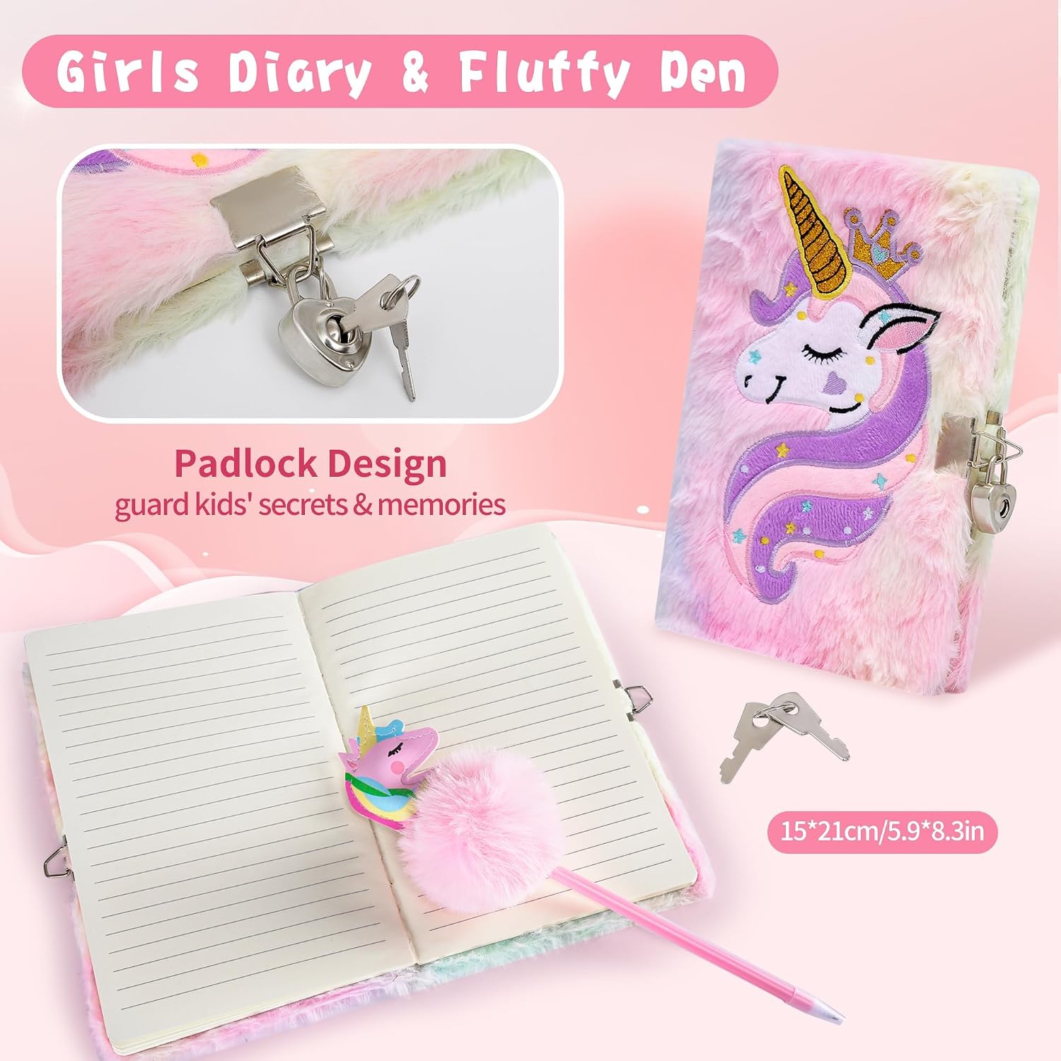 Cherry Tale Unicorn Gifts for Girls Age 6-8, Kindergarten Graduation Gifts for Girls, Unicorn Toys Birthday Gifts for Preschool Daughter Niece 5 6 7 8 9 10 Year Old - Image 6