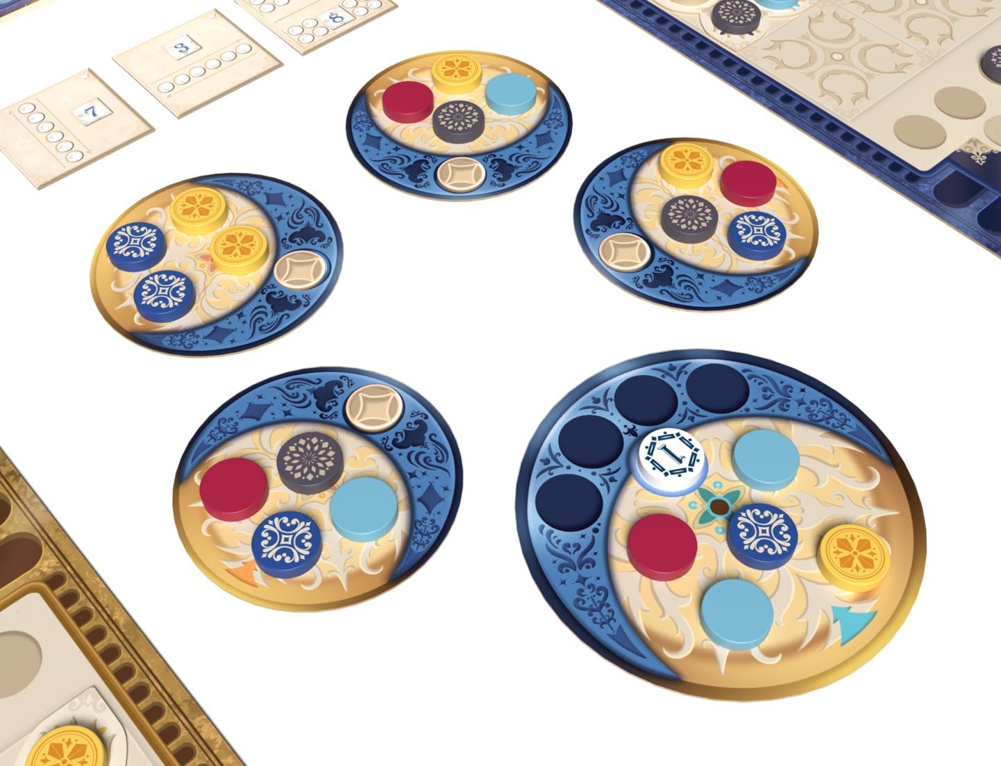 Asmodee Azul Duel Board Game - Competitive Head-to-Head Tile-Placement Strategy Game, Stunning Mosaic Art and Quick Gameplay for Kids & Adults, Ages 8+, 2 Players, 30-45 Minute Playtime - Image 6