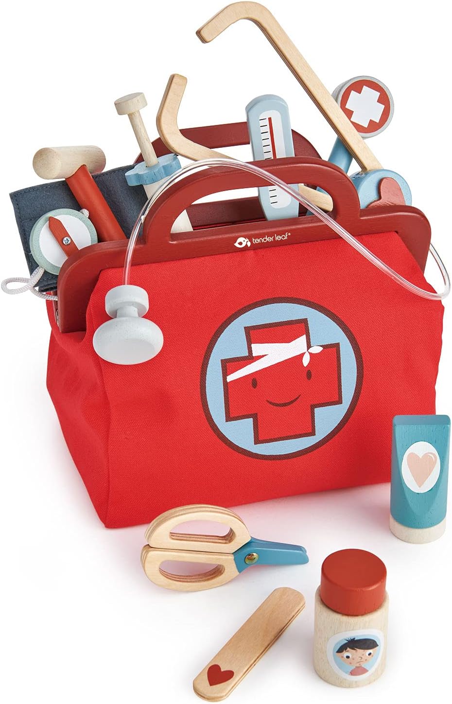 Tender Leaf Toys - Doctor's Bag - Doctor Pretend Play Toy Medical Kit - Promotes Imaginary and Creative Roleplay, Helps to Create Health Awareness - for Children 3+ - Image 2