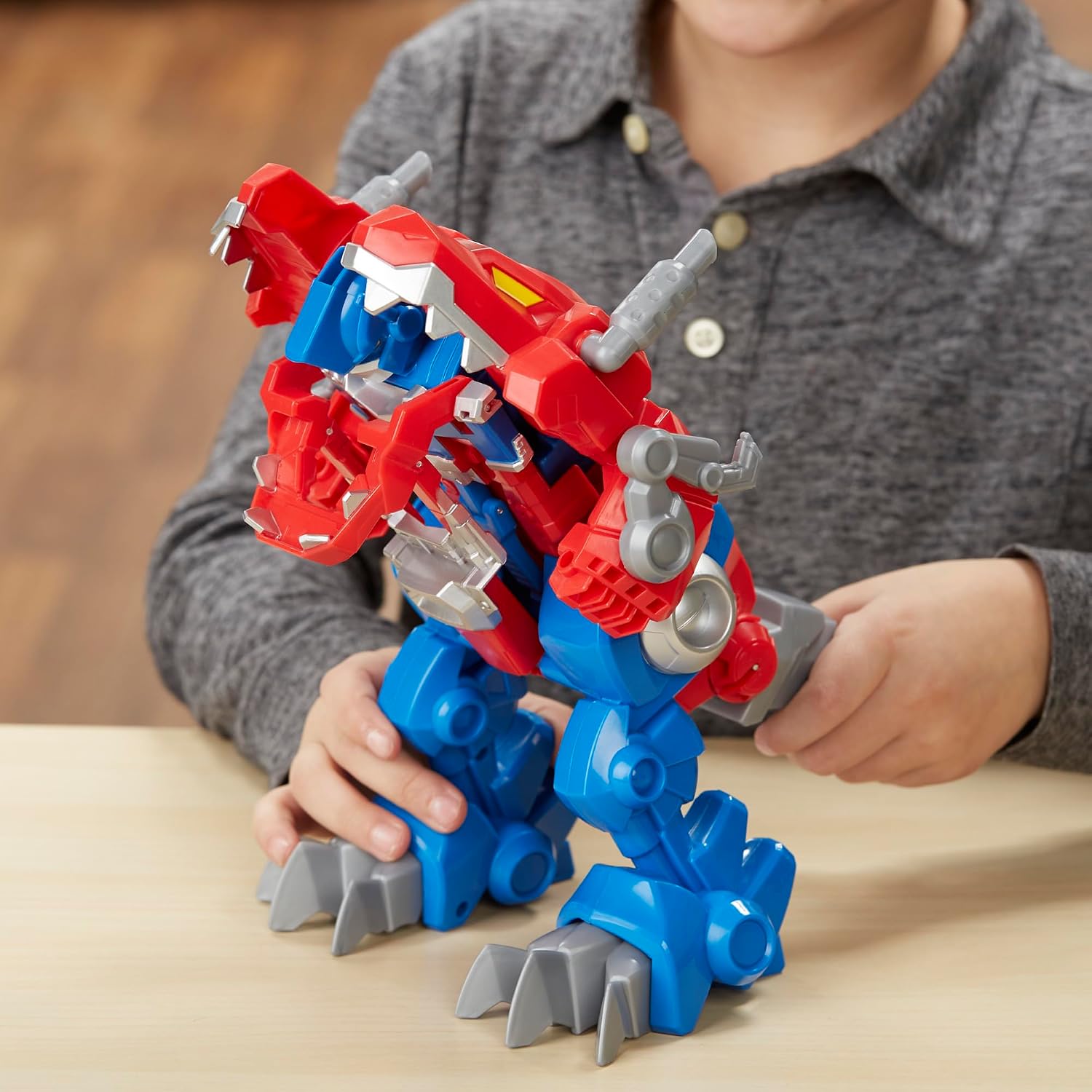 Transformers Rescue Bots Knight Watch Optimus Prime, Playskool Heroes Action Figure Toy (Amazon Exclusive) - Image 4