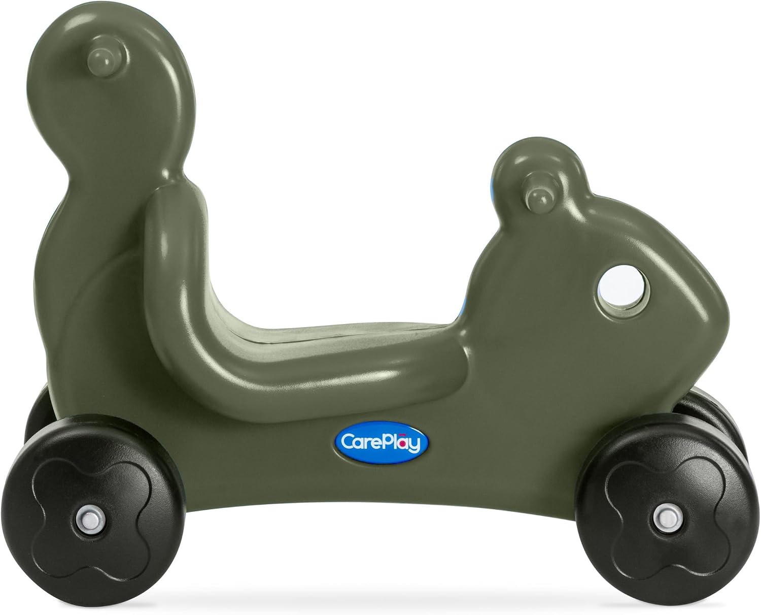 Careplay 2-in-1 Squirrel Push & Ride-on Toy, Indoor & Outdoor Use, Earth Tone Color, Recommended for Children up to 50lbs, Made in The USA, Moss Green - Image 6