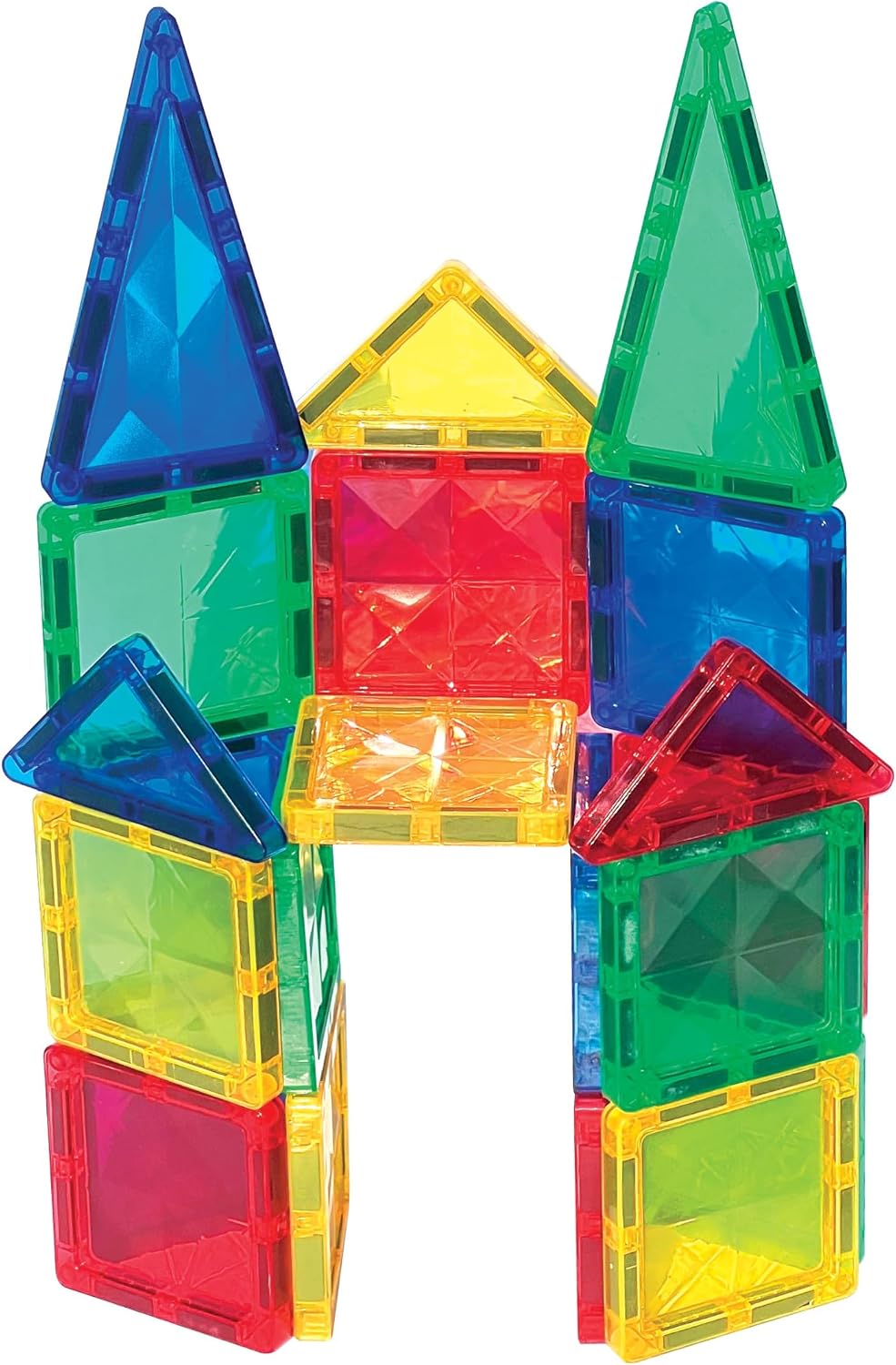 CreateOn Crayola Mini Magnetic PIP-Tiles, Bold Colors - Building Set for Kids, Magnetic Building Toys for Kids, STEM Travel Toys for Boys and Girls Ages 3+, 24-Piece Set (Bold) - Image 5