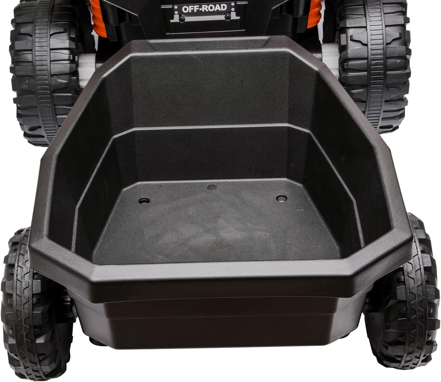 Trailer for 12V Kids Ride On Car Truck with Remote Control, Spring Suspension, LED Lights, AUX Port, Music (Trailer Only) - Image 6