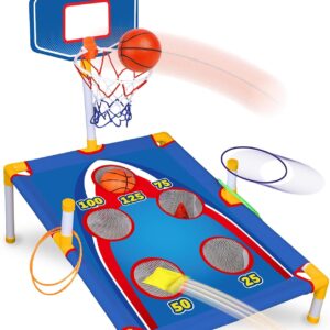 TOY Life Bean Bags Toss Carnival Games, Cornhole, Outdoor Toys for Kids Ages 4-8, Backyard Game Sports & Outdoor Play, Outside Toys for Ages 5-7, Family Lawn Yard Games Birthday Party, Gift for Boys