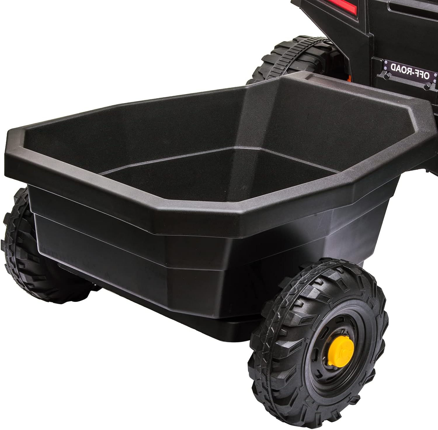 Trailer for 12V Kids Ride On Car Truck with Remote Control, Spring Suspension, LED Lights, AUX Port, Music (Trailer Only) - Image 5
