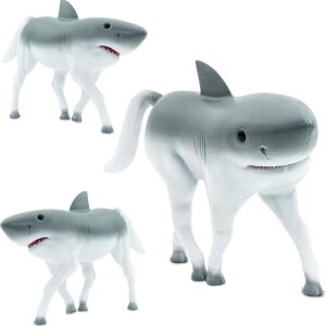 Randimals Horse & Shark Hybrid Realistic Animal Toys – Unique Mix of Safari Toys & Farm Animals Small Figurines – Hork Mini Figures for Kids & Kidults