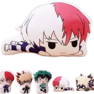QAHEART Anime MHA Plush Toy Doll – Anime Hero Figure Pillow Toy Novelty Cartoon Image Throw Pillow Bed Couch Creative Toy Gifts Teens Girls Kids