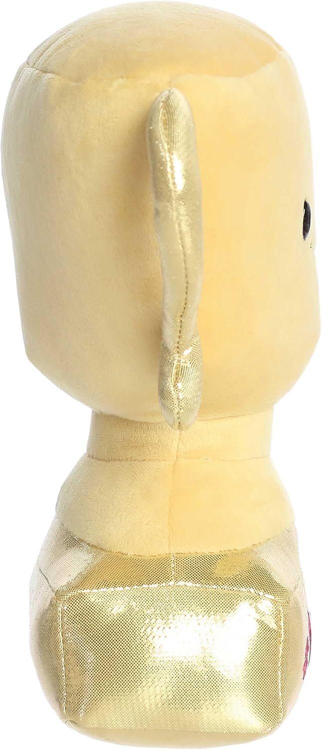 Aurora® Witty JUST Sayin'™ #1 Bestie Trophy™ Stuffed Animal - Expressive Characters for Decorative Charm - Quirky Birthday Gifts for Kids and Adults - Gold 10 Inches - Image 3
