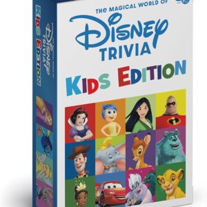 The Magical World of Kids Disney Trivia Games – Board Games for Family Night, Family Games, Multi-Player Board Game, Family Board Game, Travel Games, Disney Game, Ages 5+