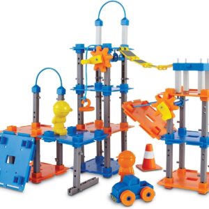 Learning Resources City Engineering & Design Building Set – Preschool Building Toys, STEM Toys for 5 Year Old, Kids Engineering Kit, STEM Gifts for Kids