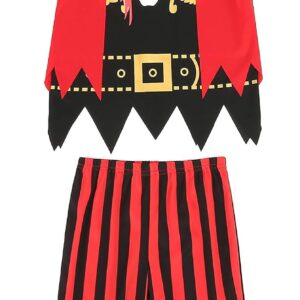 Kids Pirate Costume,Pirate Role Play Dress Up Set