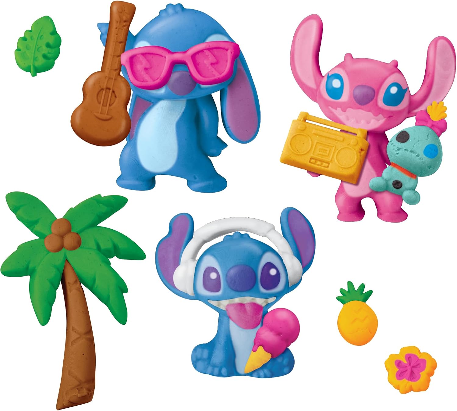 Stitch Softee Dough Making Kit, Stitch Figure Maker Using Softee Dough Modeling Compound, Stitch Arts and Crafts Toy for Girls and Boys 3 and Up - Image 2