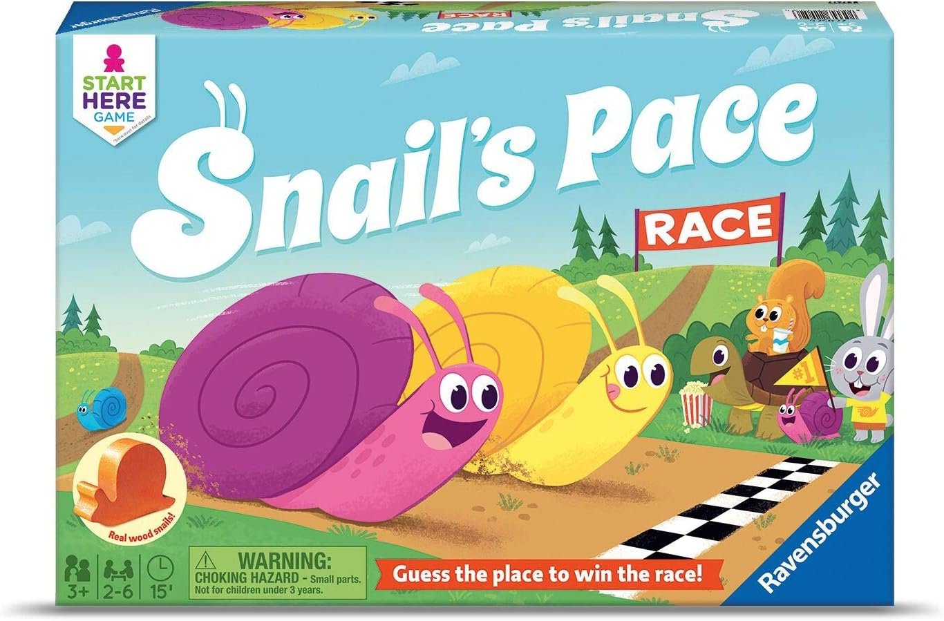 Ravensburger Snail's Pace Race Game for Age 3 & Up - Quick Children's Racing Game Where Everyone Wins! - Image 5