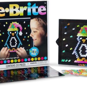 Lite Brite Ultimate Value Retro Toy, 12 Seasonal Templates, Peg Pouch, Amazon Exclusive, Light up Creative Activity Toy, Educational Stem, Gift for Girls and Boys, Ages 4+