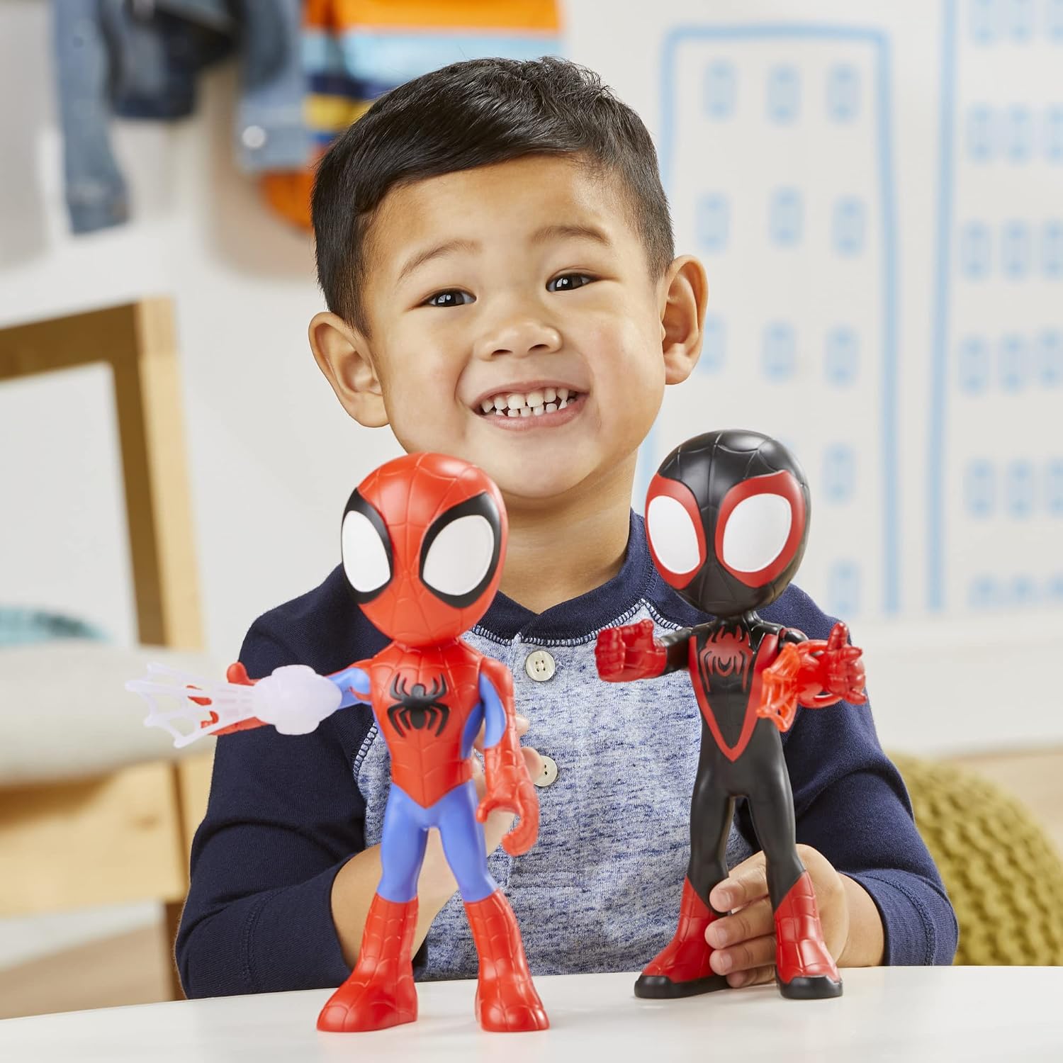 Spidey and his Amazing Friends Supersized Hero Multipack, 3 Large Action Figures, Marvel Preschool Super Hero Toy, Ages 3 and Up, 9 Inches (Amazon Exclusive) - Image 10
