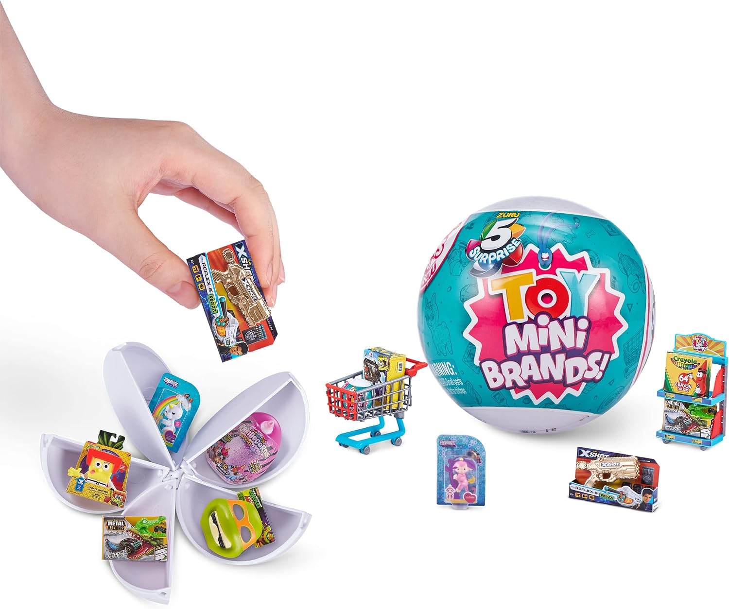 5 Surprise Toy Mini Brand Series 1 Collector's Kit - Amazon Exclusive Mystery Capsule Real Miniature Toys by Zuru (3 Capsules + 1 Collector's Case), Multicolor - Image 3