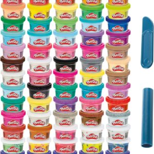 Play-Doh Ultimate Color Collection 65-Pack of 1-oz Cans, Includes Sparkle, Confetti & Color Burst, Back to School Classroom Supplies, Preschool Toys, Ages 2+ (Amazon Exclusive)
