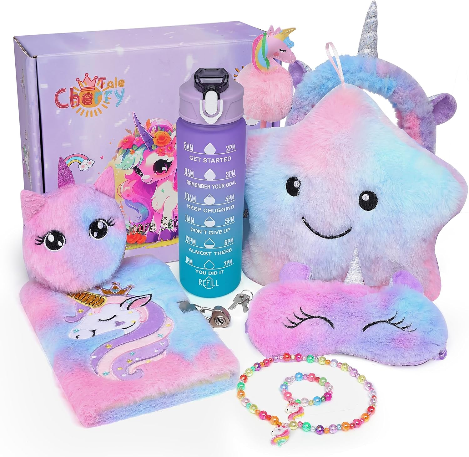 Cherry Tale Unicorn Gifts for Girls Age 6-8, Kindergarten Graduation Gifts for Girls, Unicorn Toys Birthday Gifts for Preschool Daughter Niece 5 6 7 8 9 10 Year Old