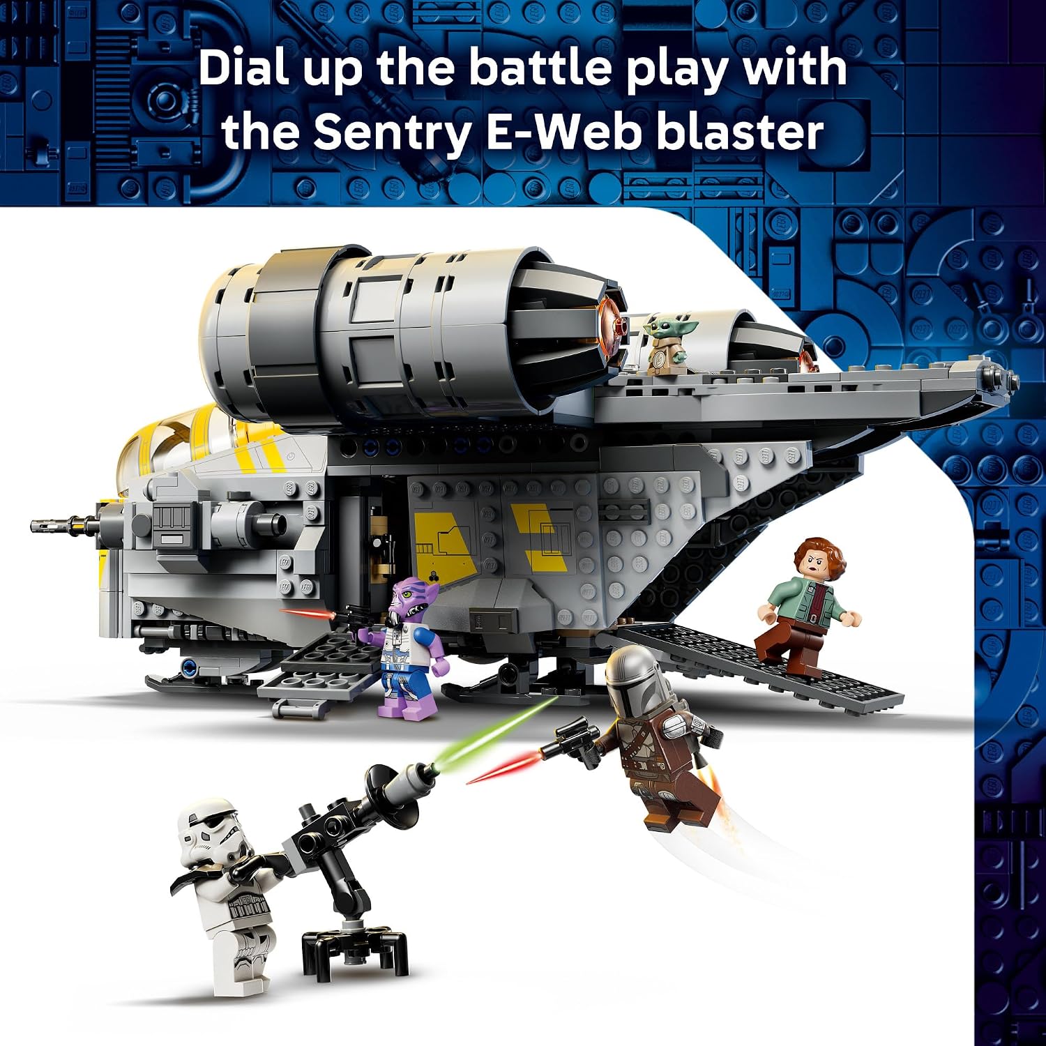LEGO Star Wars: The Mandalorian and Grogu The Razor Crest Building Toy - Build and Display Set for Boys & Girls, Ages 10+ - Star Wars Gifts for Birthdays & Fans - 75447 - Image 4