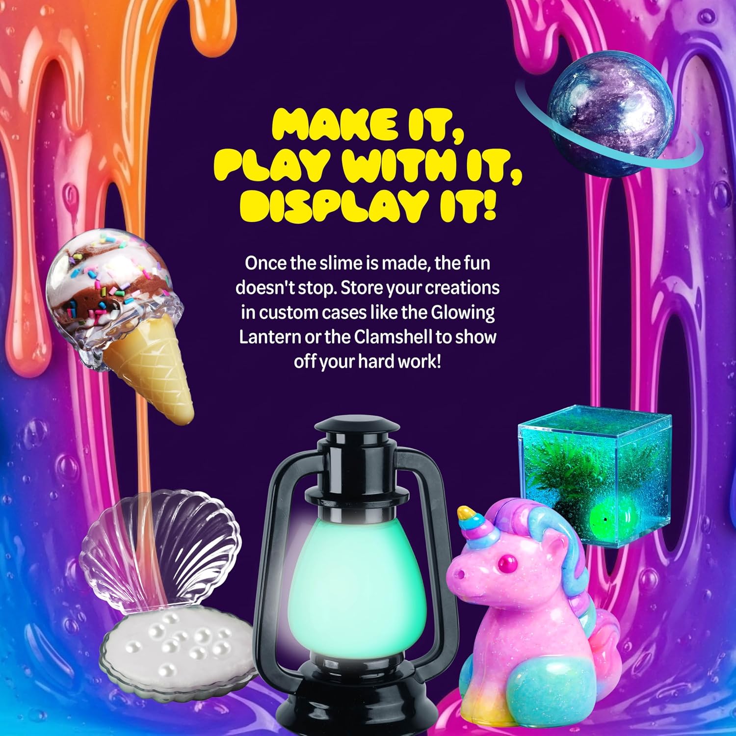 Slime Kit for Girls Ages 8-12 - All-in-One DIY Slime Making Kit, Galaxy Unicorn Glow-in-the-Dark Slime Set, Birthday Gift for Tween Girls 8 9 10 11 12 - Image 9