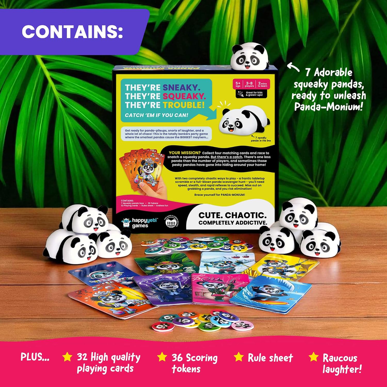Pandamonium - Chaos Has Never Been This Cute! | The Hilarious Action-Packed Family Party Game for Kids, Teens and Adults | A Scavenger Hunt Card & Board Game for Ages 5+, 3-8 Players - Image 6