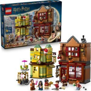 LEGO Harry Potter Quality Quidditch Supplies & Ice Cream Parlour – Kids Toy – Diagon Alley Building Set for Boys and Girls 8+ – Harry Potter Collectible – Gift Idea for Birthdays – 76452