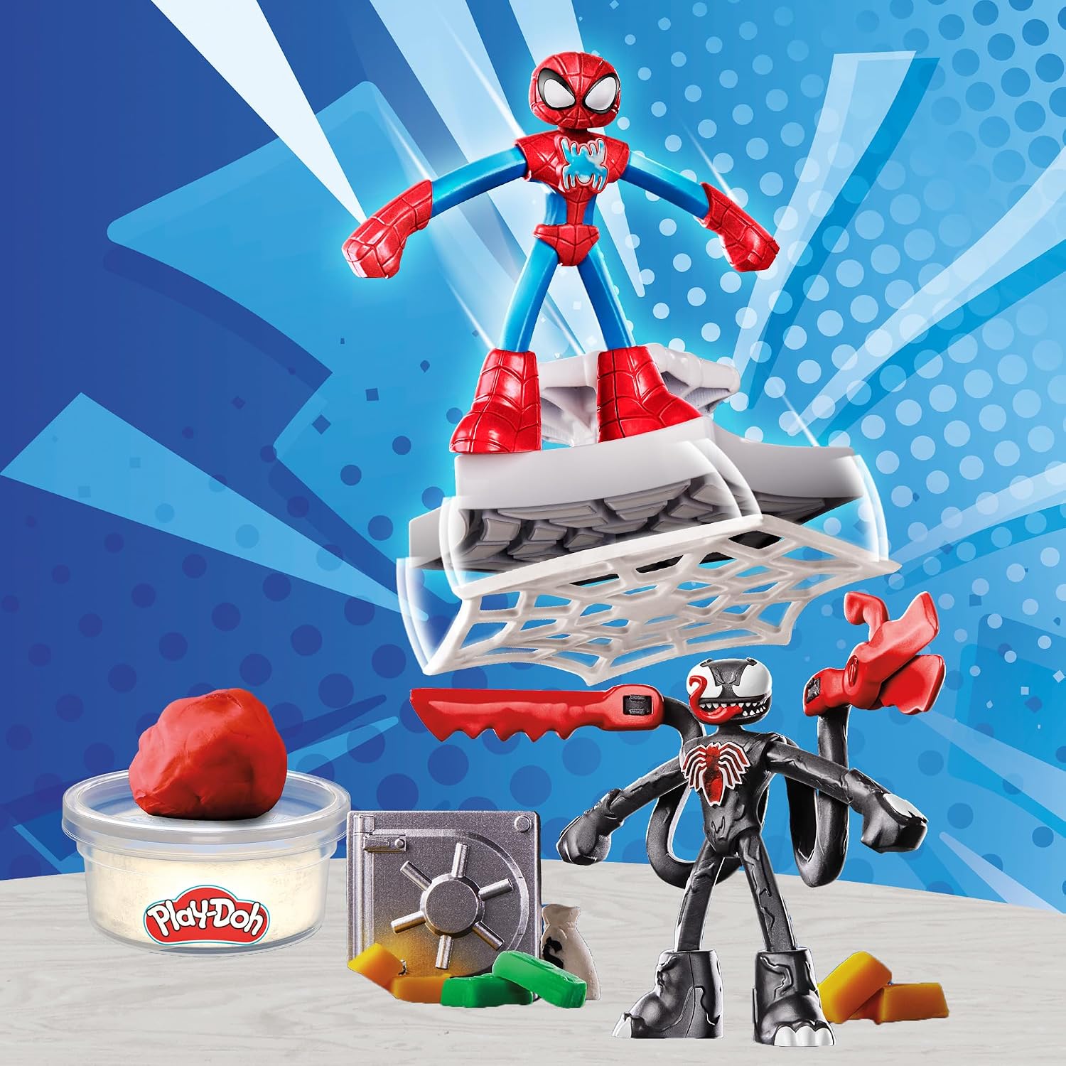 Play-Doh Marvel Iron Man Armor Maker Lab Playset with Lights and Sounds, Customizable Action Figure, Imagination Toys for Boys and Girls 4 and Up - Image 7