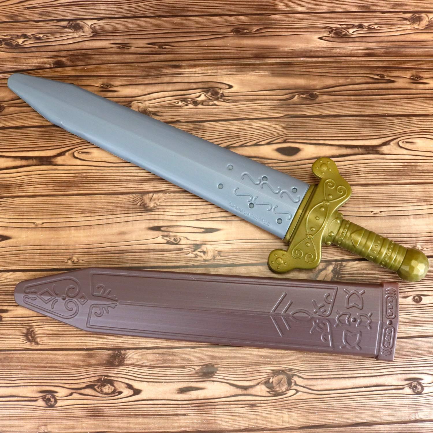 GiftExpress 19" Plastic Roman Toy Sword with Sheath – Pretend Play Dagger Nordic for Knight, Viking, and Roman Warrior Costumes - Image 7