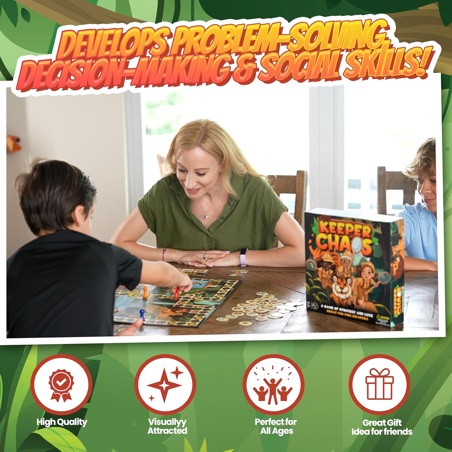 – Award Winning Zoo-Themed Adventure & Strategy Board Game for Kids & Family Game Night, Zoo Gift for Pre-Readers & Kids 5+, Fun Family Board Games for 2-5 Players - Image 6