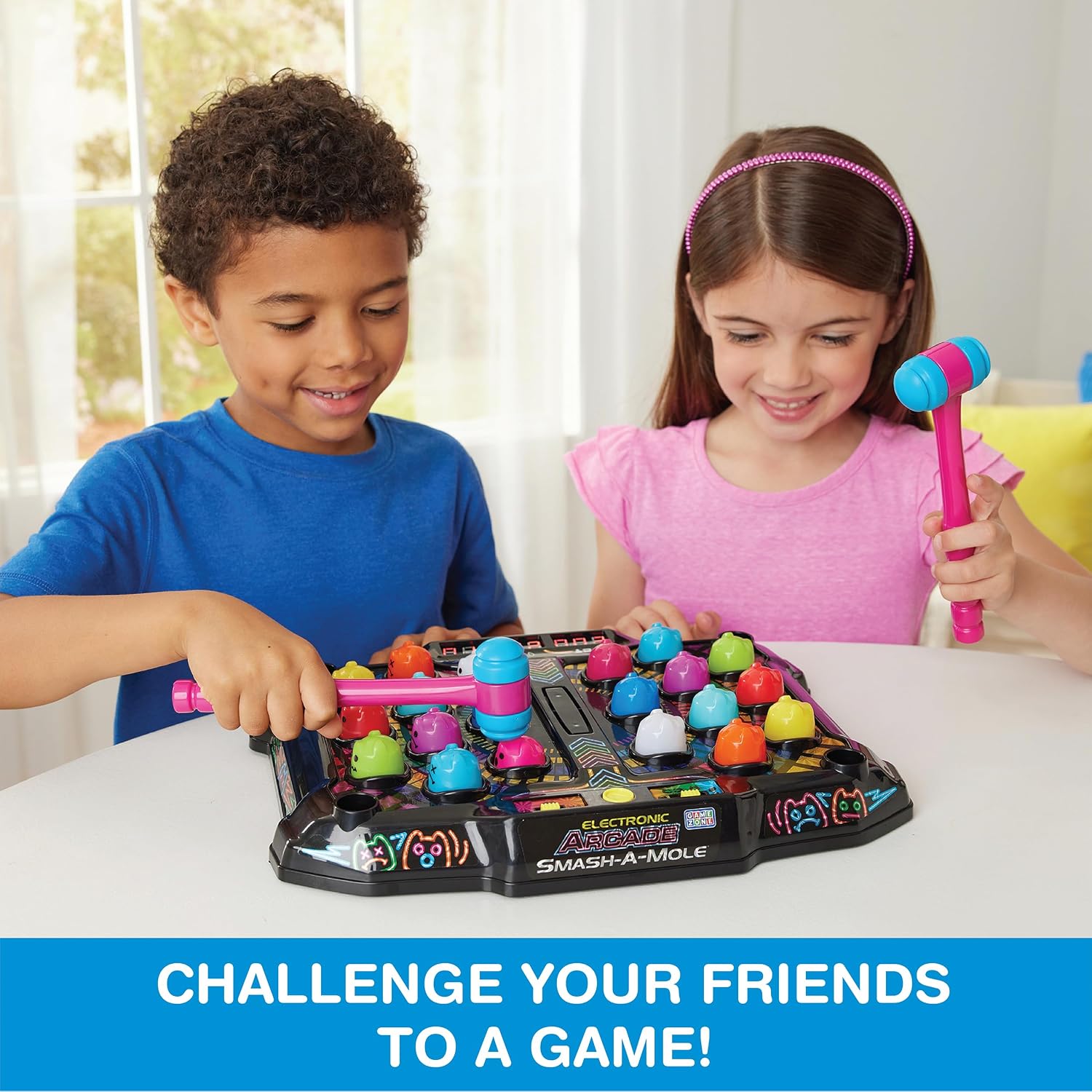 Game Zone Smash-A-Mole – Electronic Arcade Game with Lights & Sounds – 4 Game Modes – Ages 6+ - Image 5