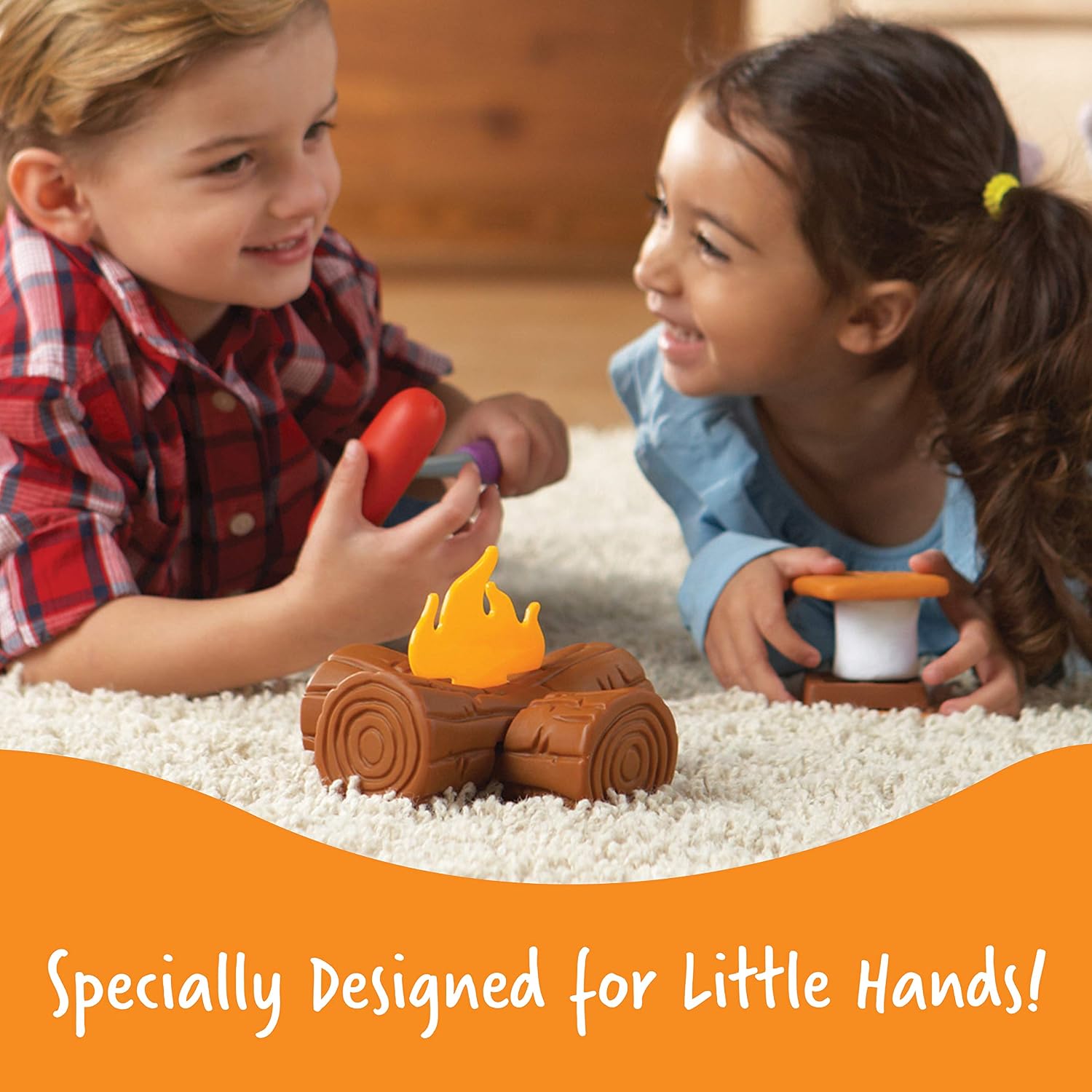 Learning Resources New Sprouts Camp Out! My Very Own Camping Set - 11 Pieces, Ages 18+ Months, Toddler Outdoor Toys, Prentend and Play, Gift for Birthday - Image 2