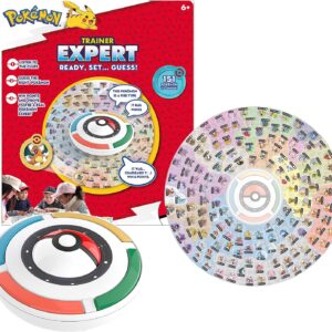 Pokemon Trainer Expert – Electronic Guessing Board Game, Listen to The Game Master Clues to Identify 151 Different Pokemon, Kids Ages 6+, 1-4 Players Brown Box Packaging