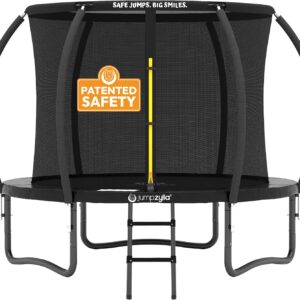 JUMPZYLLA Outdoor Trampoline with Net for Kids 10FT 12FT 14FT 15FT 16FT