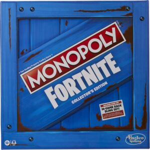 Monopoly: Fortnite Collector’s Edition Board Game Inspired by Fortnite Video Game, Board Game for Teens and Adults, Ages 13 and Up